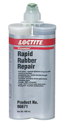 Fixmaster Rapid Rubber Repair, Urethane, 400 mL, Cartridge, Black