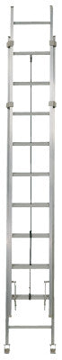 AE1200HD Series Rhino 375 Industrial Aluminum Extension Ladder, 20ft, IAA, 375lb