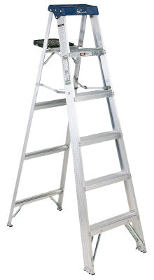 AS3000 Series Sentry Aluminum Step Ladder, 8 ft x 24 1/2 in, 250 lb Capacity