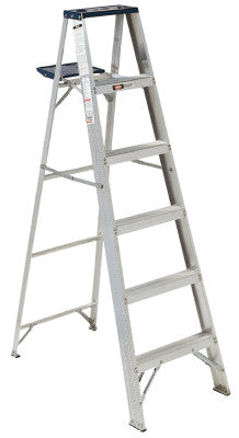 AS4000 Series Victor Aluminum Step Ladder, 4 ft x 18 1/2 in, 225 lb Capacity