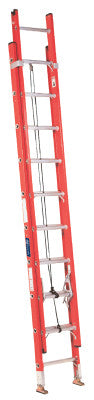 FE3200 Series Fiberglass Channel Extension Ladders, 36 ft, Class I, 250 lb