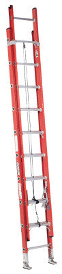 FE7000 Series Fiberglass Plate Connect Extension Ladders, 36ft, Class IA, 300 lb