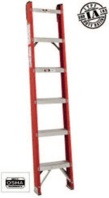 8' FIBERGLASS CLASSIC SHELF LADDER