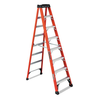 FS1400HD Series Brute 375 Fiberglass Step Ladder, 8 ft x 24 7/8 in, 375 lb Cap.