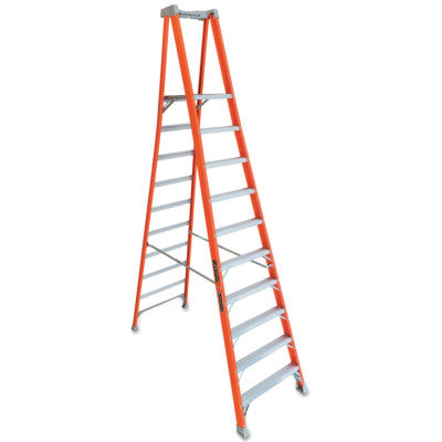 FXP1700 Series Fiberglass Pro Platform Ladder, 8 ft. x 30 7/8 in, 300 lb Cap.