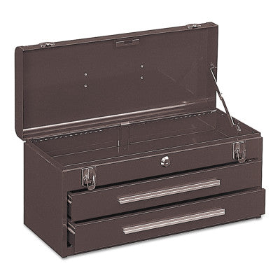 Portable Tool Chests, 20 1/8 in x 8 5/8 in x 9 3/4 in, 1293 cu in, Brown