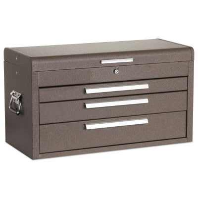 Signature Series 3-Drawer 26 in Mechanic's Chests,26 1/8 x 14 3/4 x 12 1/8,Brown