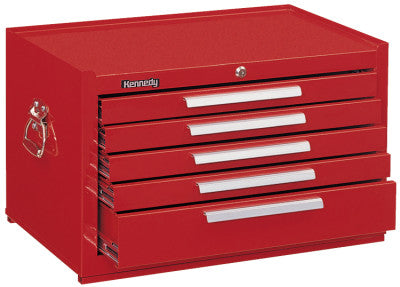 Snap-In Mechanics' Chests, 27 in x 18 in x 16 5/8 in, Smooth Red
