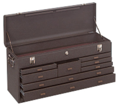 Machinists' Chests, 26 3/4 in x 8 1/2 in x 13 5/8 in, Brown Wrinkle