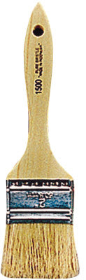Black Bristle Chip Brushes with Plastic Handle, 3" wide, 5/16 thick, 1 5/8 trim