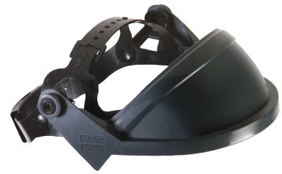 Defender+ Faceshield Frames, General Purpose, Black, Headgear, 13 1/4" x 4 3/4"