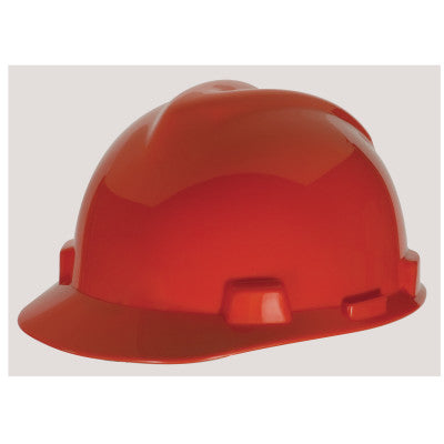 V-Gard 500 Protective Caps, 4 Point Fas-Trac, Red