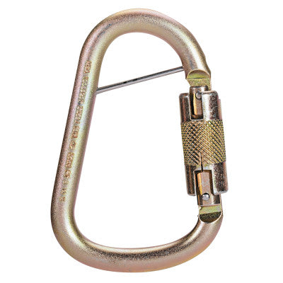 Steel Carabiners, 1 in, Anchorage; Silver