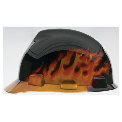 Specialty V-Gard Protective Caps, 4 Point, Cap, Black Fire