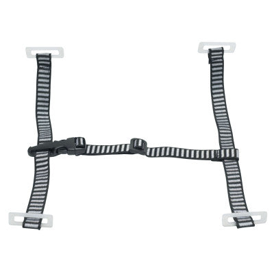 Chinstrap, Attaches to Suspension, Polyester; Elastic Strap