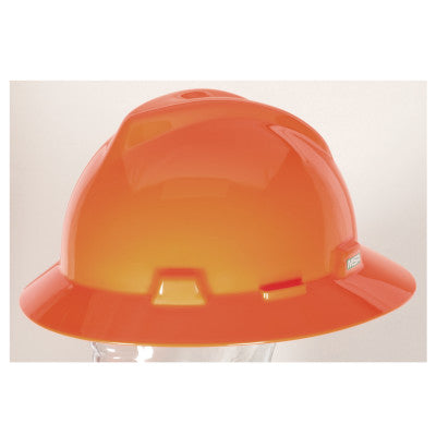 V-Gard Full Brim Hard Hats, 4 Point, Cap, Orange