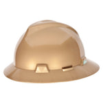 V-Gard Full Brim Hard Hats, 4 Point, Cap, Gold