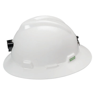 V-Gard Protective Hats, Fas-Trac III, w/Lamp Bracket & Cord Holder, WH
