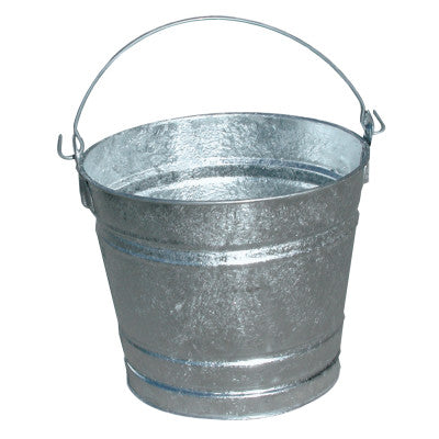 Standard-Duty Galvanized Pail, 14qt