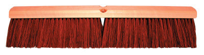 No. 12 Line Garage Brushes, 24 in Streamlined Hardwood Block, 4 in Trim L