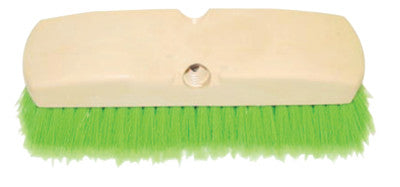 Concrete Mixer & Mobile Home Washing Brush, 10 in, 2.5in GN Flagged-Tip Plastic