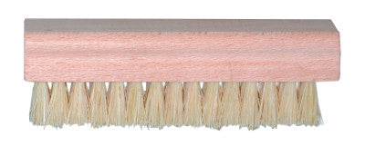 Hand & Nail Brushes, 4 3/4 in Hardwood Block, 5/8 in Trim L, White Tampico