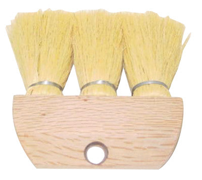 Three or Four Knot Roofers Brush, 6 1/4 in Wood Block, 3 1/2 in Trim L, Tampico