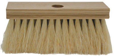 Roofers Brushes, 7 in Hardwood Block, 2 in Trim L, Tampafil Plastic