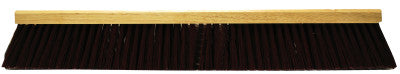 No. 22 Line FlexSweep Garage Brushes, 24 in, 3 in Trim L, Coarse Brown Plastic