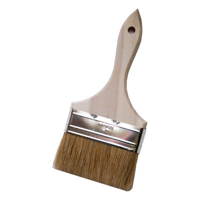 Low Cost Paint or Chip Brushes, 4 in wide, 1 1/2 in trim