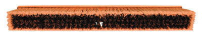 No. 35 Line Floor Brushes, 24 in, Coarse BR Plastic/Silver Flagged-Tip Plastic