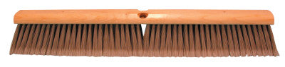 No. 37 Line Floor Brushes, 30 in, 3 in Trim L, Silver Flagged-Tip Plastic