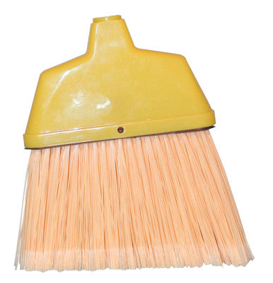 Angle Brooms, 4 3/4 in Trim L, Flagged Plastic