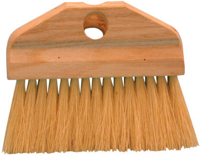 White Wash Brushes, Hardwood Block, 2 1/2 in Trim L, White Tampico