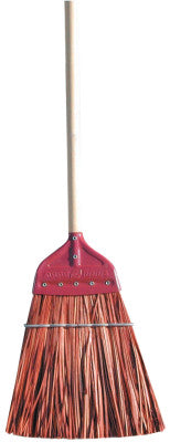 Metal Cap Brooms, Brown Polypropylene