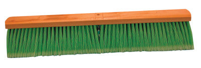 No. 6A Line Floor Brushes, 36 in, 4 in Trim L, Light Green Flagged-Tip Plastic