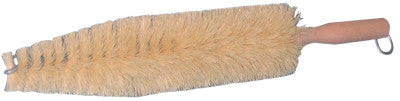 Wire Wheel Spoke Brushes, White Tampico, 3 in tapering to 1 1/4 in