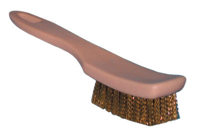 White Sidewall Brushes, 8 1/2 in Hardwood Block, 5/8 in Trim L, White Nylon