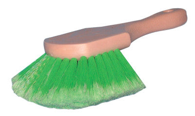 Utility Brushes, 20 in  Block, 2 in Trim L, Green Flagged-Tip Plastic