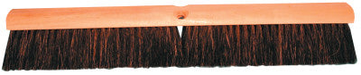 No. 8 Line Floor Brushes, 18 in, 3 in Trim L, Dark Grey Horsehair; Tampico