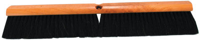 No. 9X Line Floor Brushes, 30 in, BK Tampico/BK Polystyrene Plastic/BK Horsehair