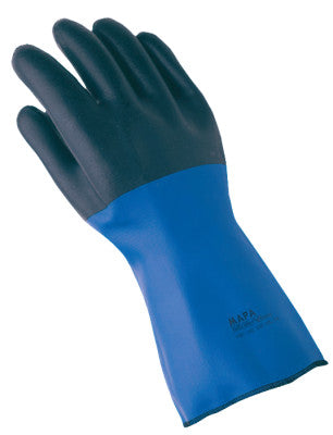Temp-Tec NL-56 Gloves, Blue/Black, Size 9