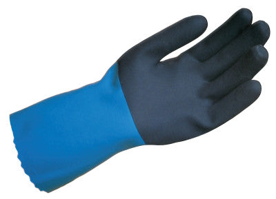 StanZoil NL-52 Gloves, Blue/Black, Rough Finish, Large