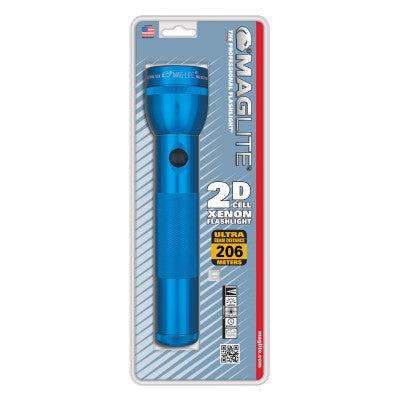 Mag-Lite Standard Flashlights, 3 D, Blue