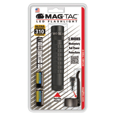 MagTac 3-Function LED Flashlights, 310 lumens