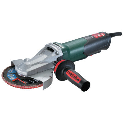 Quick Flat Head Angle Grinder,6" Dia,13.5 A,9,600 RPM,Non-Locking Paddle Switch