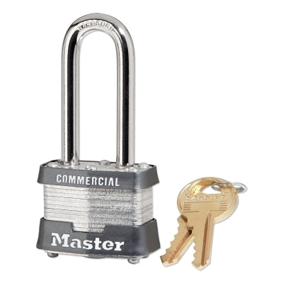 1-9/16 INCH LAMINATED STEEL PADLOCK; KEY 2168