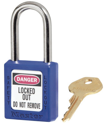 No. 410 & 411 Lightweight Xenoy Safety Lockout Padlocks, Blue