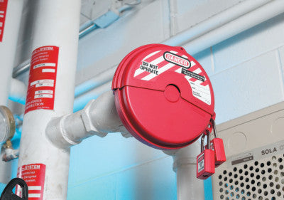 Safety Series Rotating Gate Valve Lockouts, 8-13 in Handle dia.