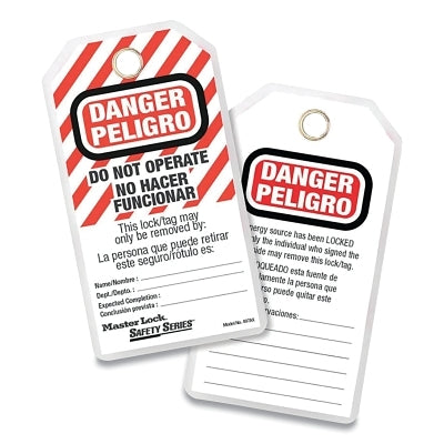 SAFETY LOCK OUT LABELS BAG/12